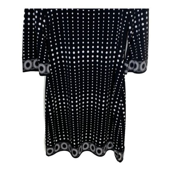 White House Black Market Polka Dot Sheath Dress Size XS - Picture 3 of 10
